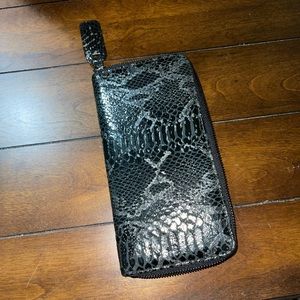Black Snake Design Wallet
